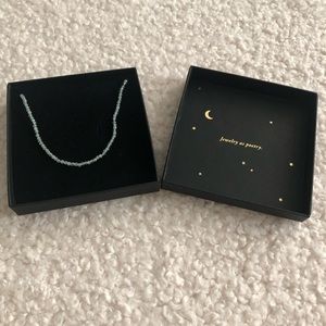 New Tide Aquamarine Choker catbird x Cassi Namoda